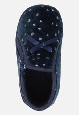 Pantoffels blauw Textiel 750503