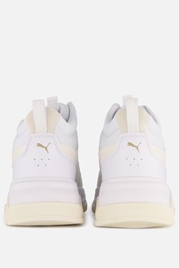 Cassia Via Mid Sneakers wit Syntheitsch