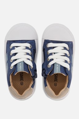 Sneakers blauw Leer