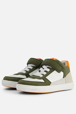 Velcro Sneakers groen Leer