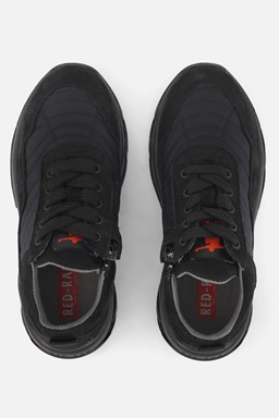 Low Cut Sneakers zwart Nubuck