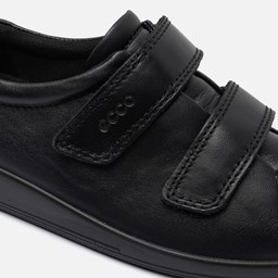 Soft 2.0 Velcro Sneakers zwart Leer
