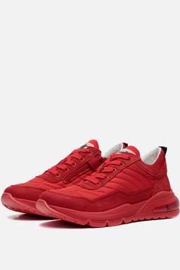 Sneakers rood Suede