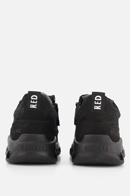 Low Cut Sneakers zwart Nubuck