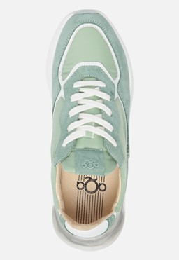 Aqa Sneakers groen Suede