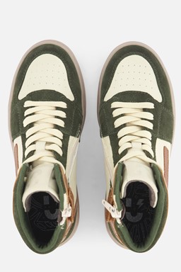 Sneakers groen Leer