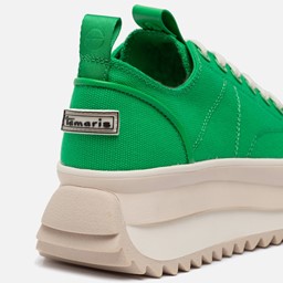 Sneakers groen Textiel