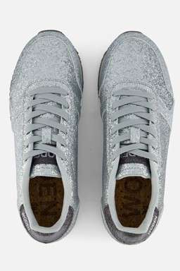 Ydun Icon Sneakers glitter grijs Textiel