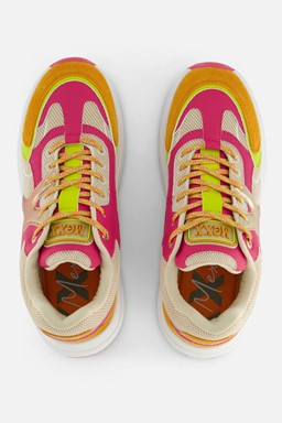 Loyce Sneakers oranje Textiel