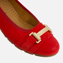 Instappers rood Suede