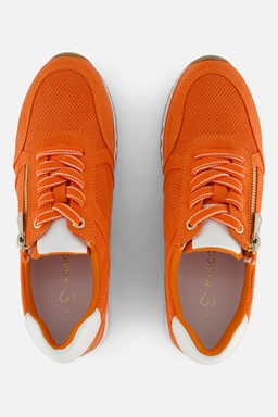 Perfo Sneakers oranje Textiel