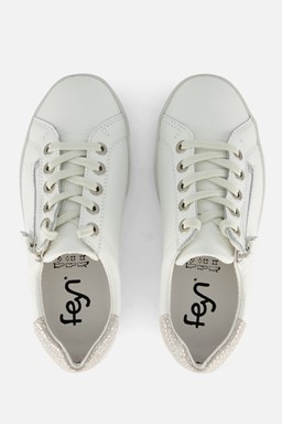Sally 59 Sneakers wit Leer