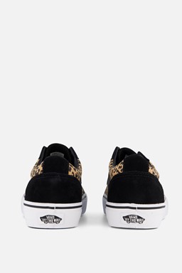 Ward Cheetah Sneakers zwart Canvas