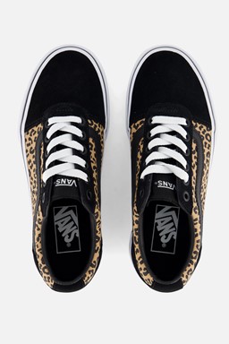 Ward Cheetah Sneakers zwart Canvas