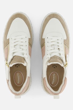 Comfort Sneakers beige Leer