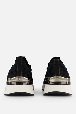 Gold Comb Sneakers zwart Textiel