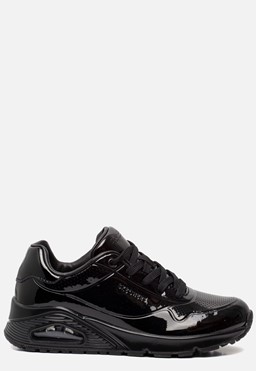 Uno sneakers zwart Lak