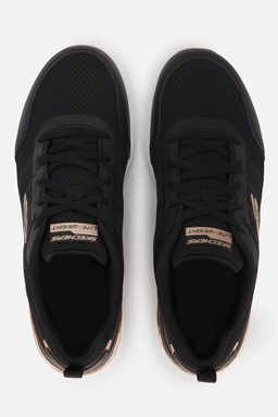 Skech air Dynamight Sneakers zwart