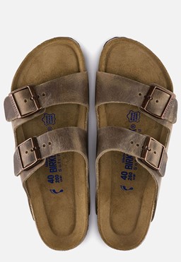 Arizona Soft slippers bruin Leer