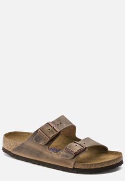 Arizona Soft slippers bruin Leer