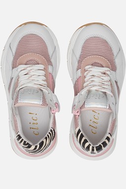 Napaeko Sneakers roze Leer