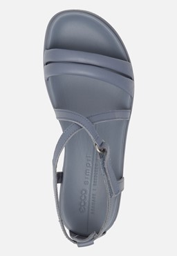 Simpil sandalen blauw Leer