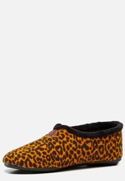 Pantoffels luipaard Textiel 270214