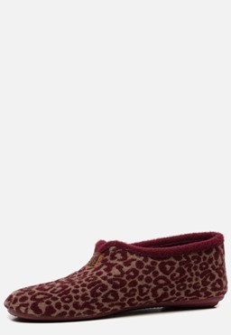 Pantoffels luipaard Textiel 270216