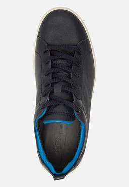 Sneakers Blauw Leer 308005