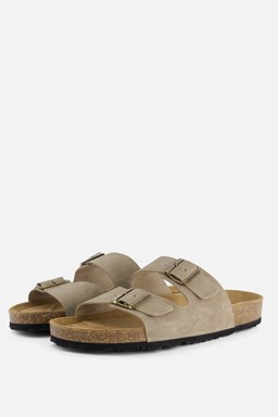 Slippers taupe Suede
