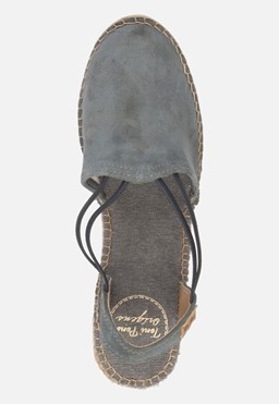 Tremp sandalen grijs