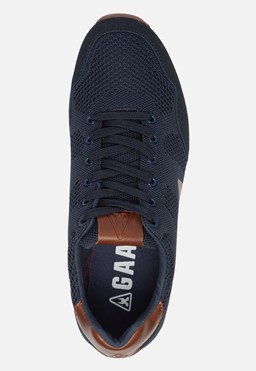 Lamar sneakers blauw Textiel