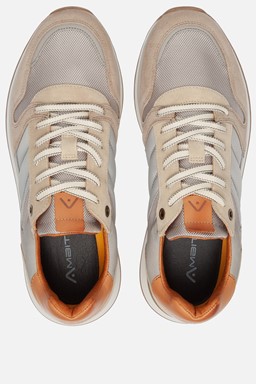 Grizz Sneakers taupe Leer