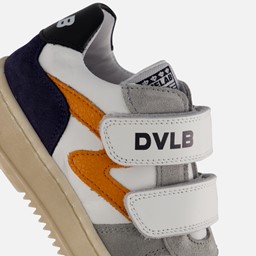 Velcro Sneakers oranje Leer