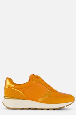 Sneakers oranje Leer
