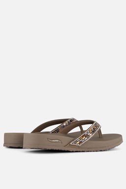 Arch Fit Slippers taupe Textiel