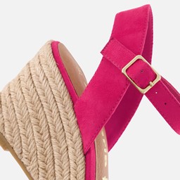Sandalen roze Textiel