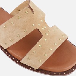 Sandalen taupe Suede