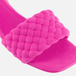 Slippers roze Textiel