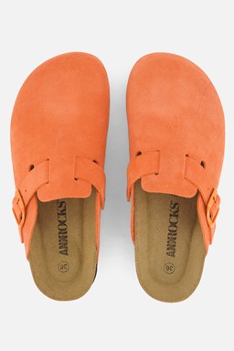 Sandalen oranje Suede