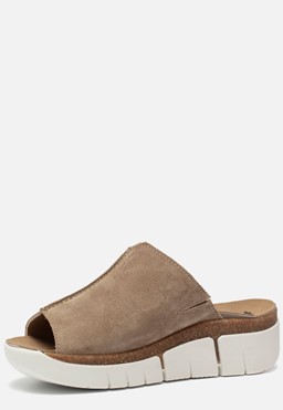 Muil Riva slippers taupe