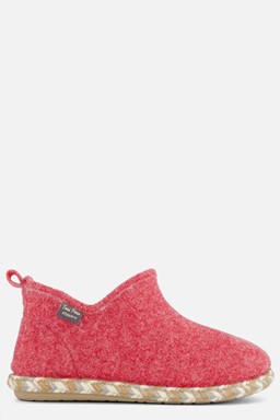 Duna Pantoffels rood Textiel