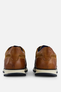 Cirino Sneakers cognac Leer