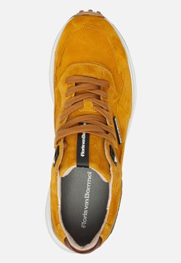 Noppie sneakers geel