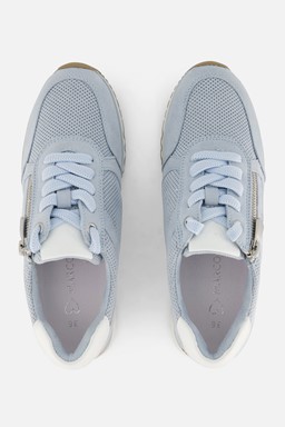 Perfo Sneakers blauw Textiel