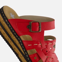 Sandalen rood Synthetisch