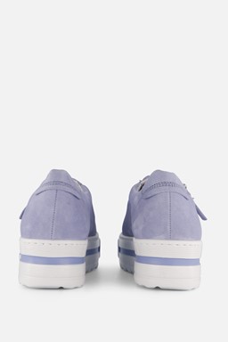 Sneakers blauw Suede