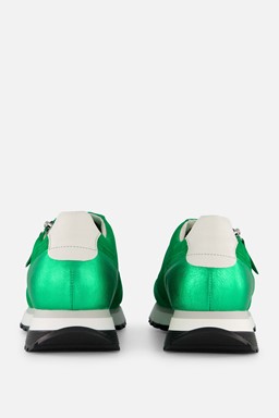 Sneakers groen Suede