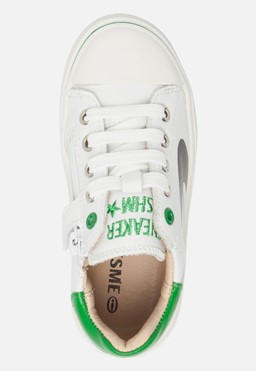 Sneakers wit Leer 71214