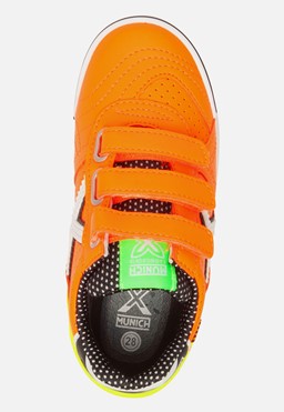 Sneakers oranje Imitatieleer